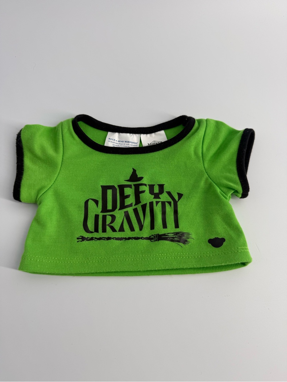 Build A Bear Workshop BAB 2024 Green Wicked T Shirt Top Deft Gravity Elphaba EUC